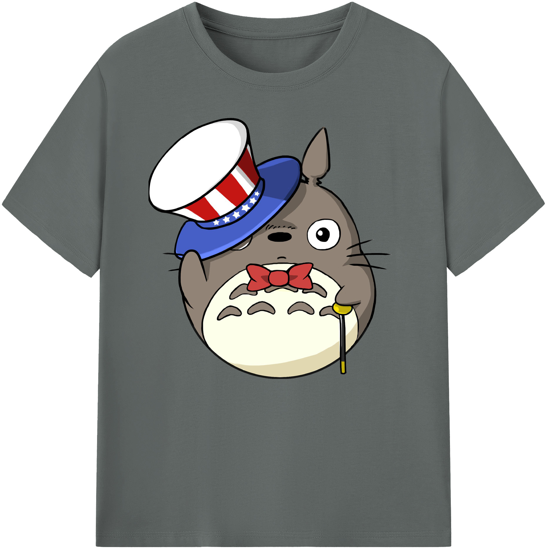 （画像用） となりのトトロ 草壁メイ 草壁サツキ My Neighbor Totoro Satsuki Kusakabe Mei Kusakabe 綿100％ メンズ半袖Tシャツ｜肌触りやわらか＆通気性